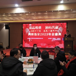 巴中市房地产经纪行业协会·鸿桥逸家举行2023新春团拜/年会