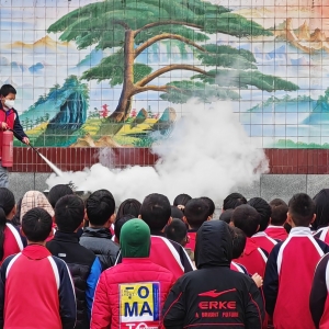 平昌县土兴小学：敬佑生命 防患未“燃”