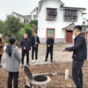 市生态环境局到恩阳区开展农村 生活污水治理“千村示范工程”督导帮扶